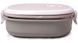 Ланч-бокс Kamille Food Box 700мл, 20х14.5х7.5см, бежевий з оливковим