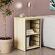 Стіл-тумба трансформер Смарт 2/2 Ferrum-decor: Чорний метал, Дуб Сонома, 750х1450х600 мм (FRD-105105)
