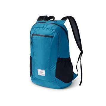 Рюкзак туристический Naturehike NH17A012-B 25 л голубой, легкий, водонепроницаемый, складной
