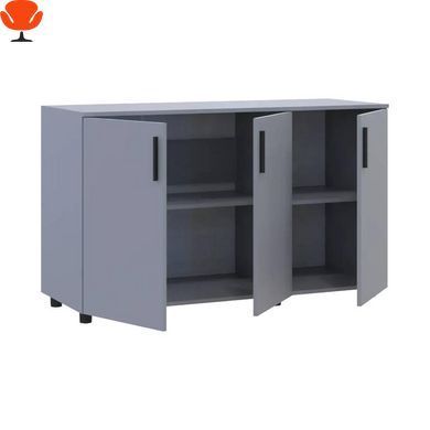Комод Doros Торн Серый ДСП 3 ящика 135х51.6х80 см (DRS-012101) для спальни, гостиной