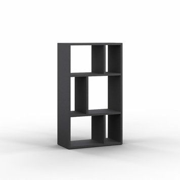 Полка приставна Tetris Т-10 Антрацит 518x250x900 мм, модульна система Континент, ДСП