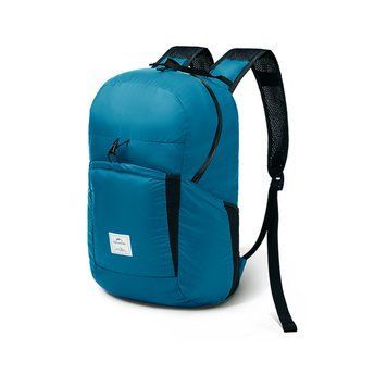 Рюкзак туристический Naturehike NH17A017-B 30 л голубой, складной ультралегкий для путешествий