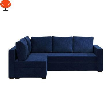 Кутовий ортопедичний диван Мекко Lincoln 2400x1500, пружинний блок Bonel Standart Hard Plus, тканина Riviera 078 (MEK-161270)