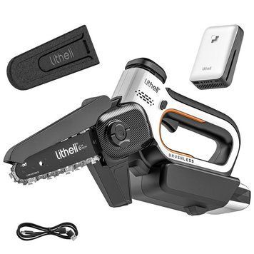 Аккумуляторная мини-пила Litheli бесщеточная, 150 мм, от Power Bank 10000 mAh, 45W