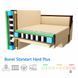 Ортопедичний диван Мекко Reston Maxi Bonel Standart Hard Plus II категорії Allure Premium, Ecru (MEK-161422)