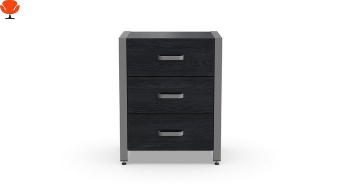 Тумба універсальна Ferrum-Decor Вівьен 3 50x41x40 см сіра ДСП Каштан Арвадонна 16мм (FRD-107755)