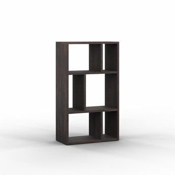 Полка приставна Tetris Т-10 Антрацит 518x250x900 мм, модульна система Континент, ДСП Дуб Конкордія