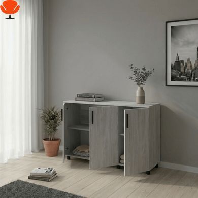 Комод Doros Торн Сосна Натти 3Я/1Д 135х51.6х80 (DRS-012108) - функциональная мебель для дома