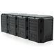 Модульний компостер Prosperplast Module Compogreen 1600л, пластиковий, 4 секції, чорний