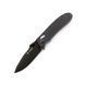 Складной нож туристический Ganzo G704 (8.6 см) 440C G10 черный клинок, черная рукоять