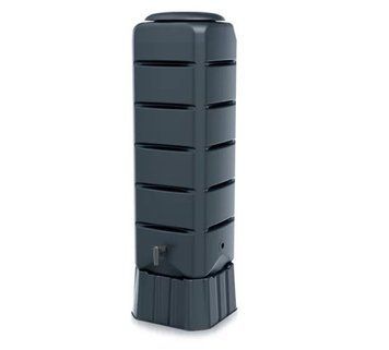 Бак для дощової води Prosperplast Tenso 120л, антрацитовий, вертикальний, 130см висота, HDPE