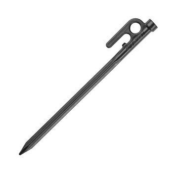 Колышек стальной Naturehike CNH22ZP018, 20 см, черный &ndash; прочное крепление для палатки и тента