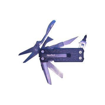 Мини мультитул брелок NexTool Pocket Tool E1, 10 функций, нержавеющая сталь, алюминий