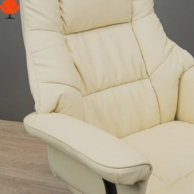 Компьютерное кресло Richman Конгресс Хром Anyfix Wide белое (M-2) &ndash; офисное, руководителя, для длительного сидения