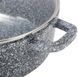 Каструля Ofenbach Snow Marble 4.5л з антипригарним мармуровим покриттям, литий алюміній, індукційне дно