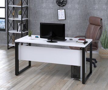 Письменный стол компьютерный LD G-160-36 160х70х75 см Белый столик для дома и офиса