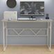 Письменный стол Райан Ferrum-decor (140x70 см) Белый Металл/ДСП Бетон FRD-106502 - современный офисный стол