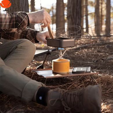 Туристическая горелка Naturehike NH21RJ004 складная, портативная, 2200 Вт, медь/сталь/алюминий, 51 г