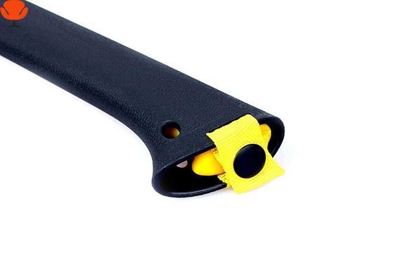 Топор туристический Firebird FSA01-YE (34.7 см) 3Cr13, полимерная рукоятка, с пилой и огнивом, черный