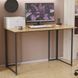 Комп'ютерний стіл Ferrum-decor Ханна 100x76x70 см чорний ДСП Дуб Артизан 32мм FRD-106235