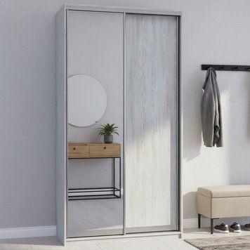 Шафа-купе Doros Сіті Лайт Сосна Натті 1 ДСП / 1 дзеркало 120х60х225 (DRS-011959)