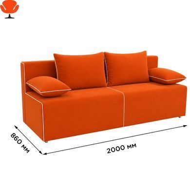 Ортопедичний диван Мекко Kair Lux 2000x860, Pocket Spring, Cocos II, Allure Premium Steel, MEK-161590