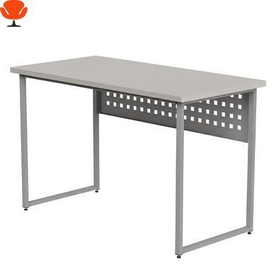 Письмовий стіл Майк Ferrum-decor 140 см, сірий метал, ДСП Кашемір 32 мм, 75x140x70 (FRD-108332)