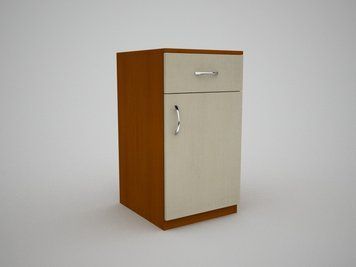 Тумба приставная FLASHNIKA Т-23. Тумбочка офисная к компьютерному столу письменному