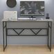 Письменный стол Райан Ferrum-decor 750x1200x600, Черный металл/ДСП Бетон, FRD-106477