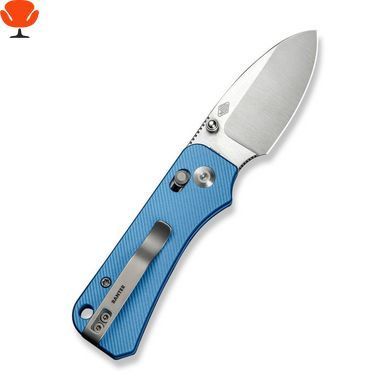 Ніж складаний кишеньковий Civivi Baby Banter 2, Nitro-V, Алюміній синій, 5.9 см, C23074-1