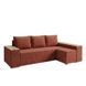 Угловой ортопедический диван Мекко Cube Comfort 2650x1600 Lux Terracotta (MEK-161760) - стильный бестселлер для дома