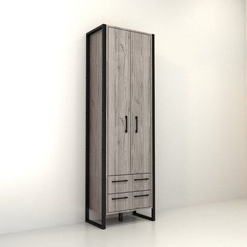 Шкаф ЛШХ-5 Хортица Гамма стиль 660x350x1900 ДСП, металлическая опора, телескопические направляющие, микролифт